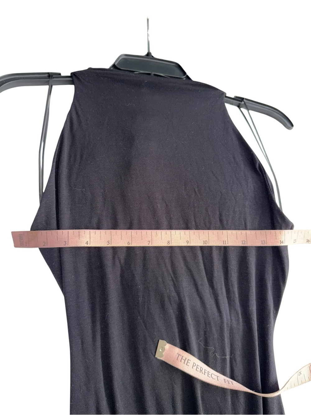 naked wardrobe Black MODAL OPEN BACK DOME MAXI DRESS Medium - Picture 9 of 11